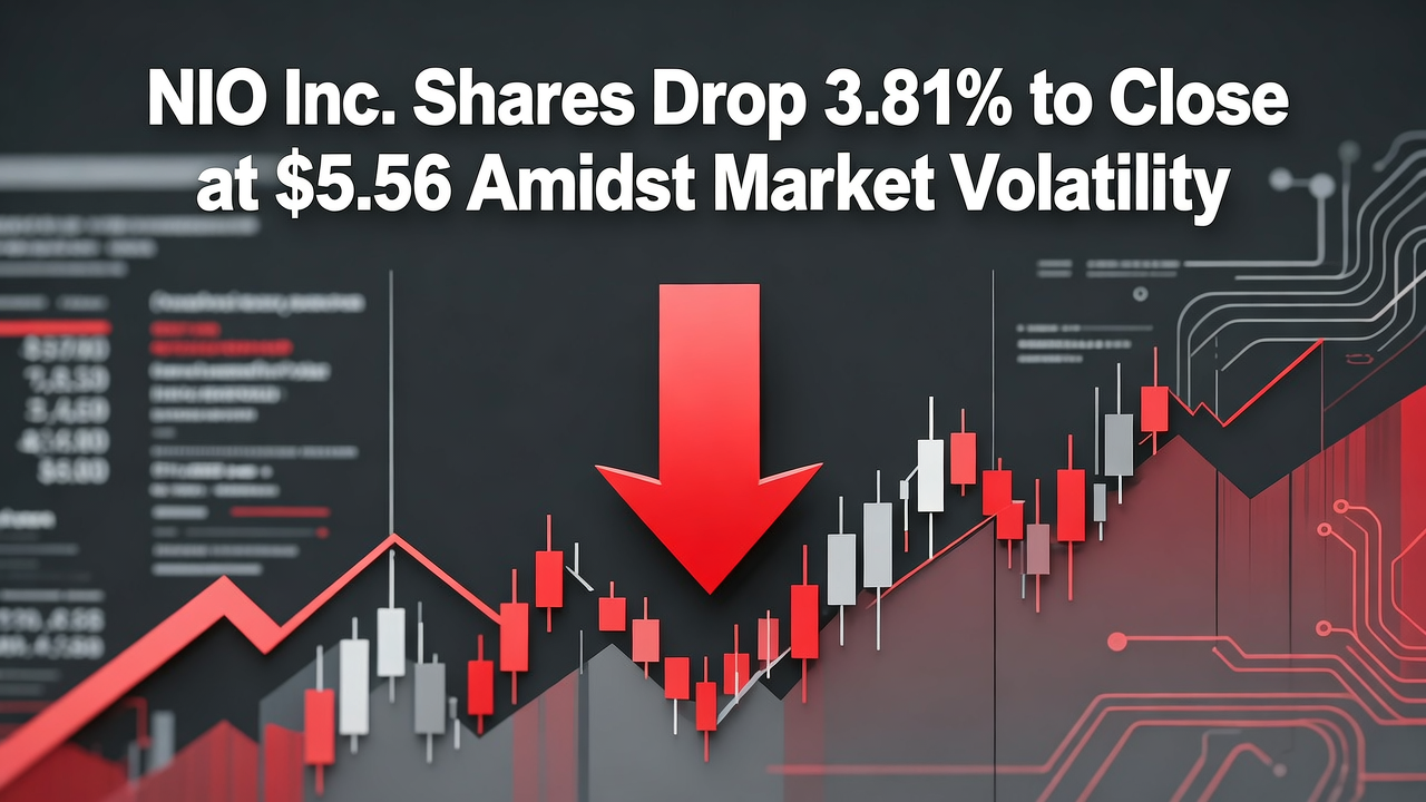 NIO Inc. Shares Drop 3.81% to Close at $5.56 Amidst Market Volatility
