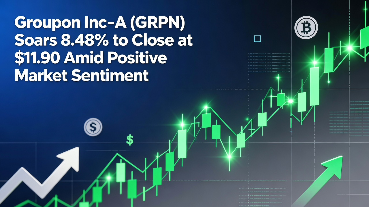 Groupon Inc-A (GRPN) Soars 8.48% to Close at $11.90 Amid Positive Market Sentiment