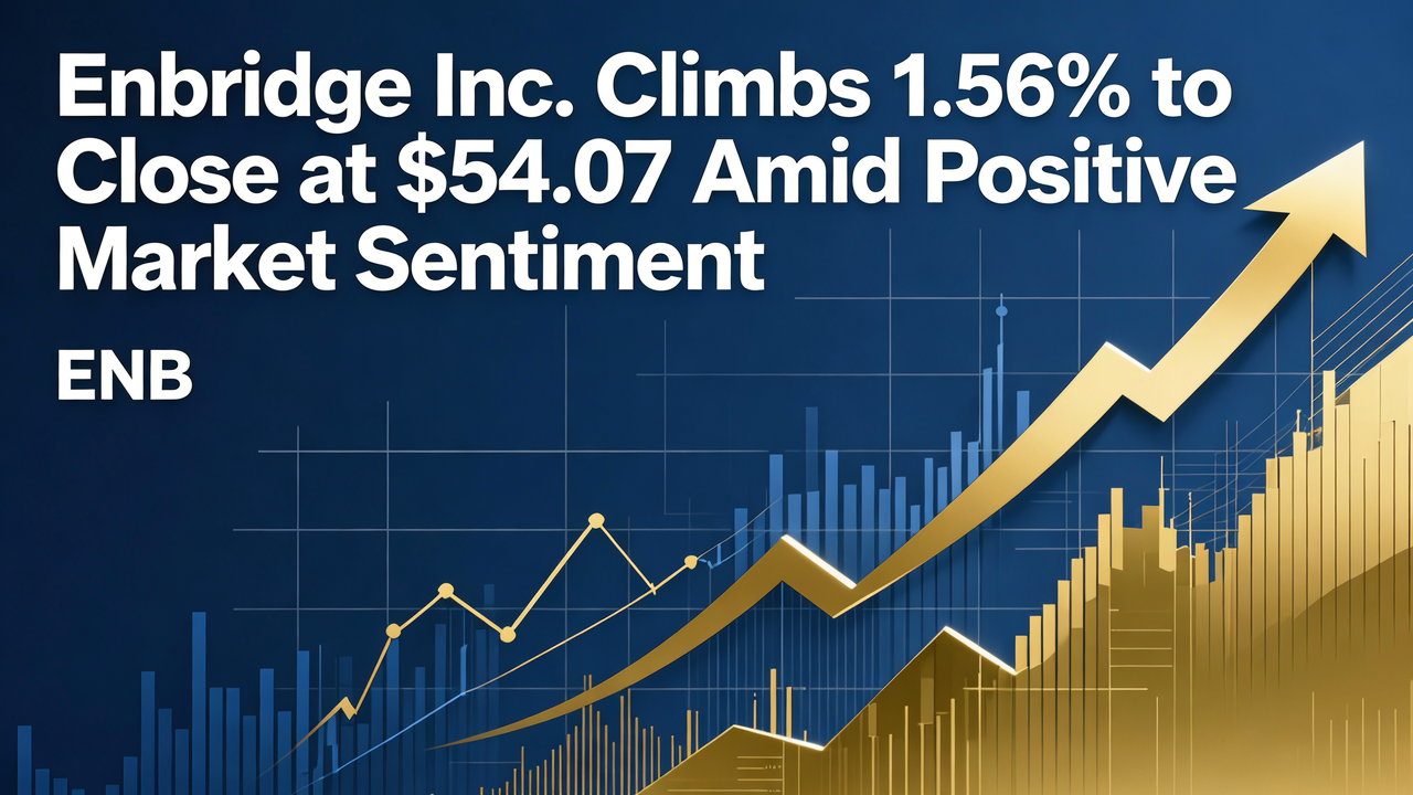 Enbridge Inc. Climbs 1.56% to Close at $54.07 Amid Positive Market Sentiment