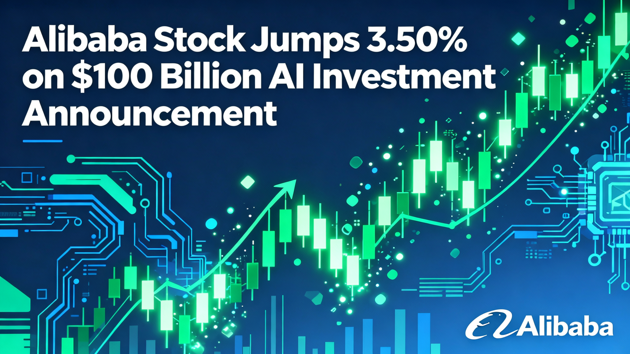 Alibaba Stock Jumps 3.50% on $100 Billion AI Investment Announcement