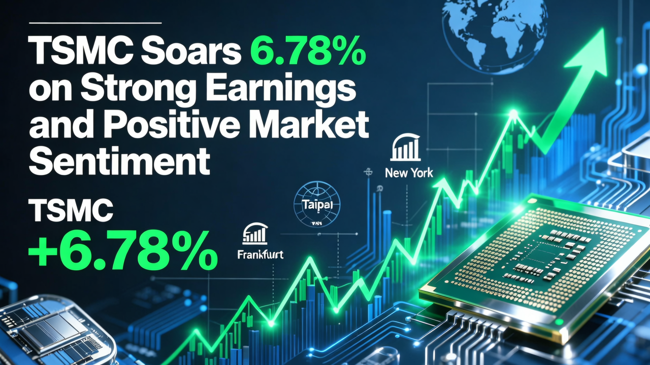 TSMC Soars 6.78% on Strong Earnings and Positive Market Sentiment