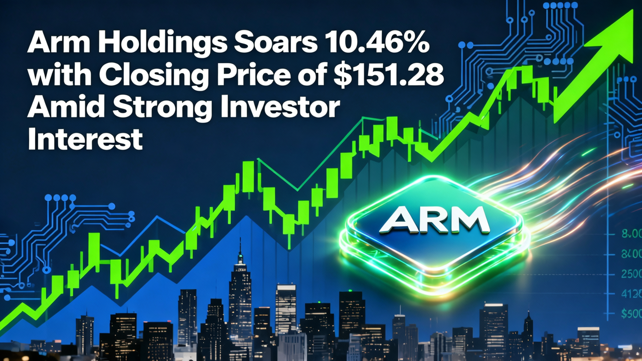 Arm Holdings Soars 10.46% with Closing Price of $151.28 Amid Strong Investor Interest