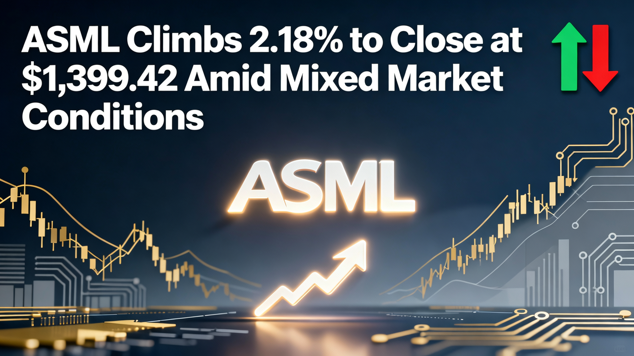 ASML Climbs 2.18% to Close at $1,399.42 Amid Mixed Market Conditions