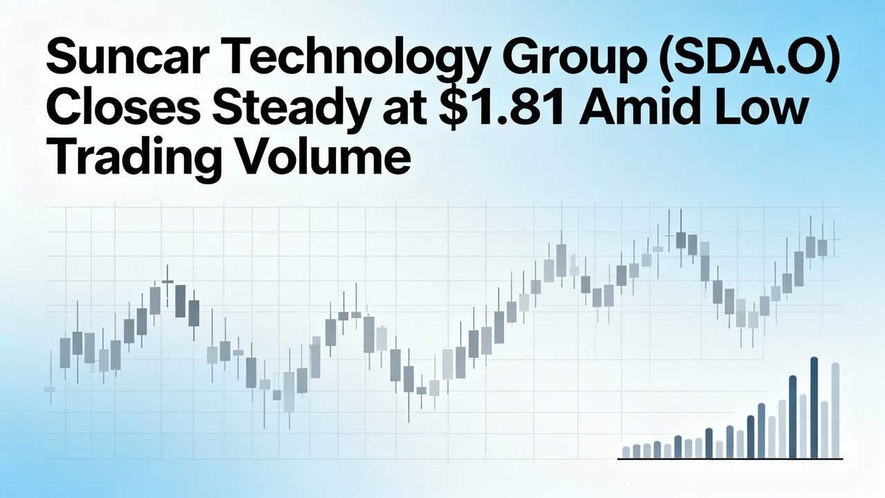 Suncar Technology Group (SDA.O) Closes Steady at $1.81 Amid Low Trading Volume