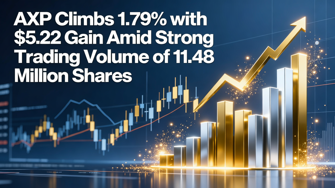 AXP Climbs 1.79% with $5.22 Gain Amid Strong Trading Volume of 11.48 Million Shares