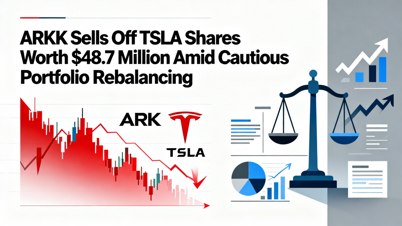 ARKK Sells Off TSLA Shares Worth $48.7 Million Amid Cautious Portfolio Rebalancing