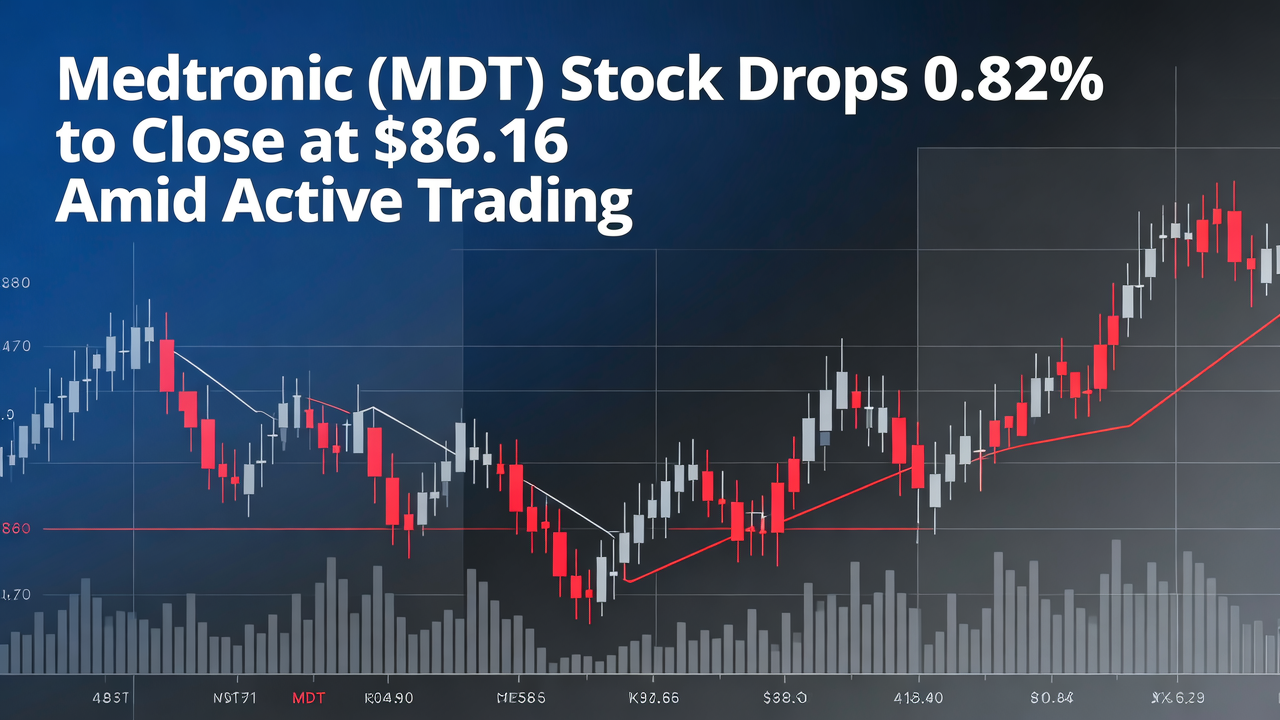 Medtronic (MDT) Stock Drops 0.82% to Close at $86.16 Amid Active Trading