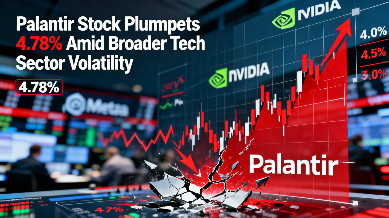 Palantir Stock Plummets 4.78% Amid Broader Tech Sector Volatility