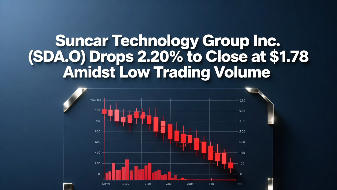 Suncar Technology Group Inc. (SDA.O) Drops 2.20% to Close at $1.78 Amidst Low Trading Volume