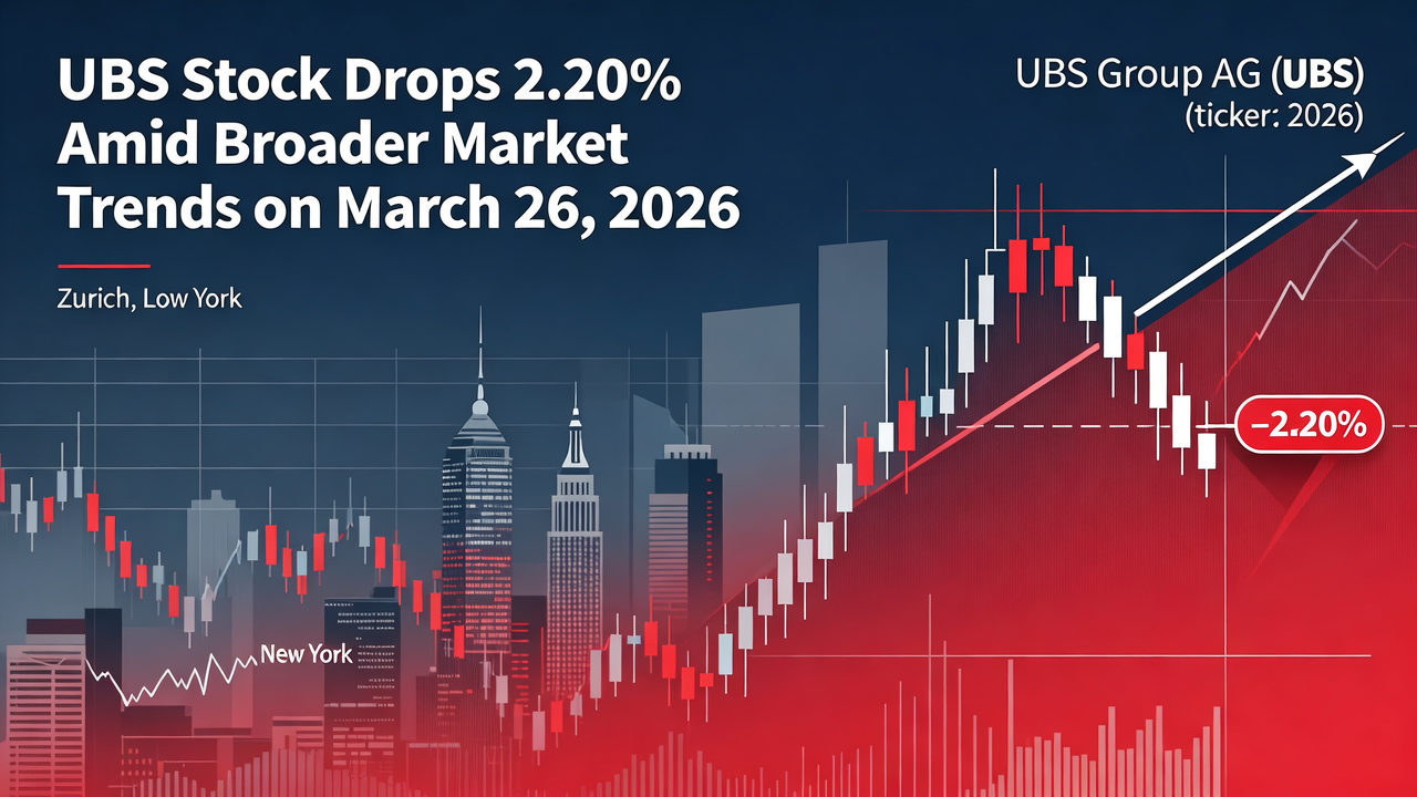 UBS Stock Drops 2.20% Amid Broader Market Trends on March 26, 2026