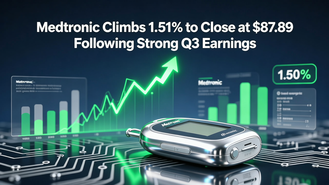 Medtronic Climbs 1.51% to Close at $87.89 Following Strong Q3 Earnings