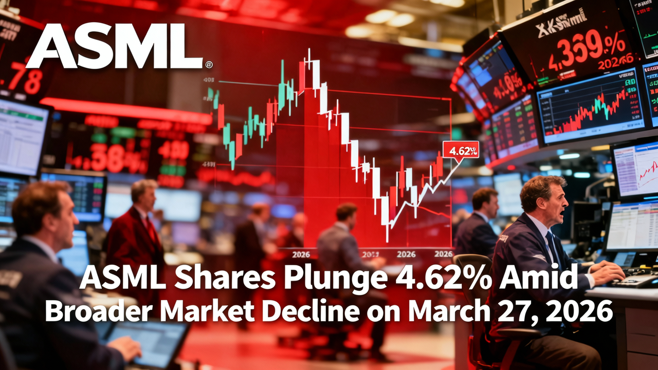 ASML Shares Plunge 4.62% Amid Broader Market Decline on March 27, 2026