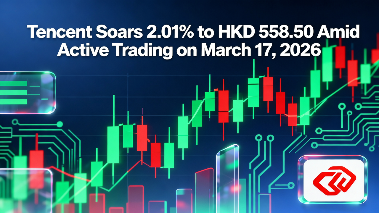 Tencent Soars 2.01% to HKD 558.50 Amid Active Trading on March 17, 2026