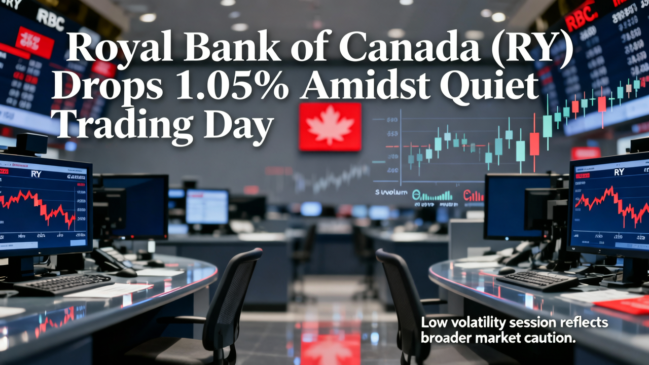 Royal Bank of Canada (RY) Drops 1.05% Amidst Quiet Trading Day