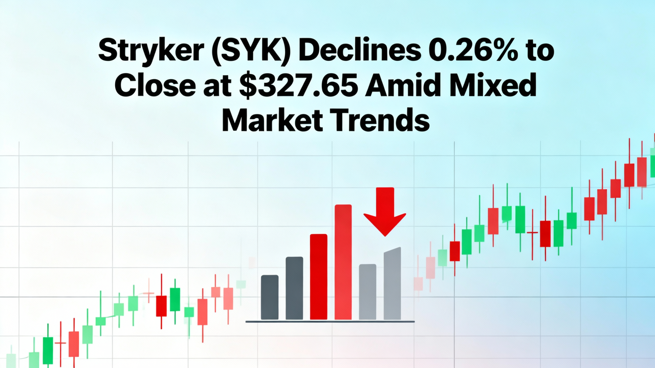 Stryker (SYK) Declines 0.26% to Close at $327.65 Amid Mixed Market Trends
