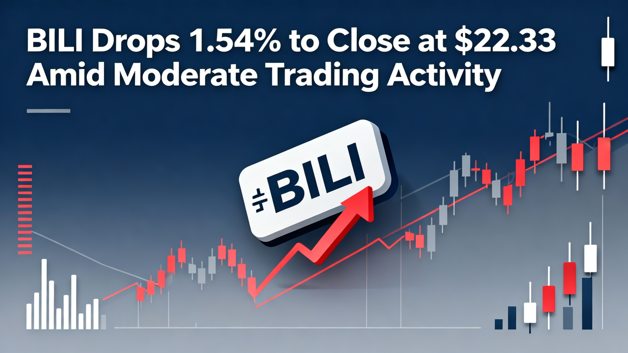 BILI Drops 1.54% to Close at $22.33 Amid Moderate Trading Activity