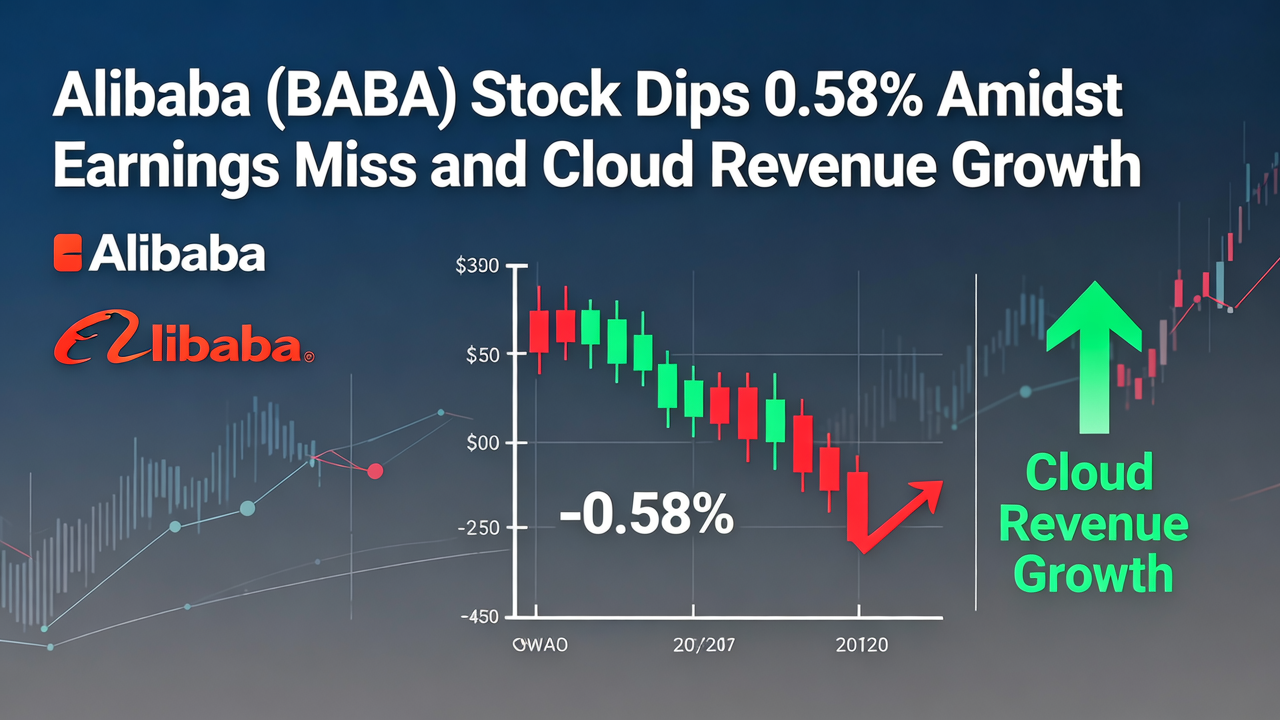 Alibaba (BABA) Stock Dips 0.58% Amidst Earnings Miss and Cloud Revenue Growth