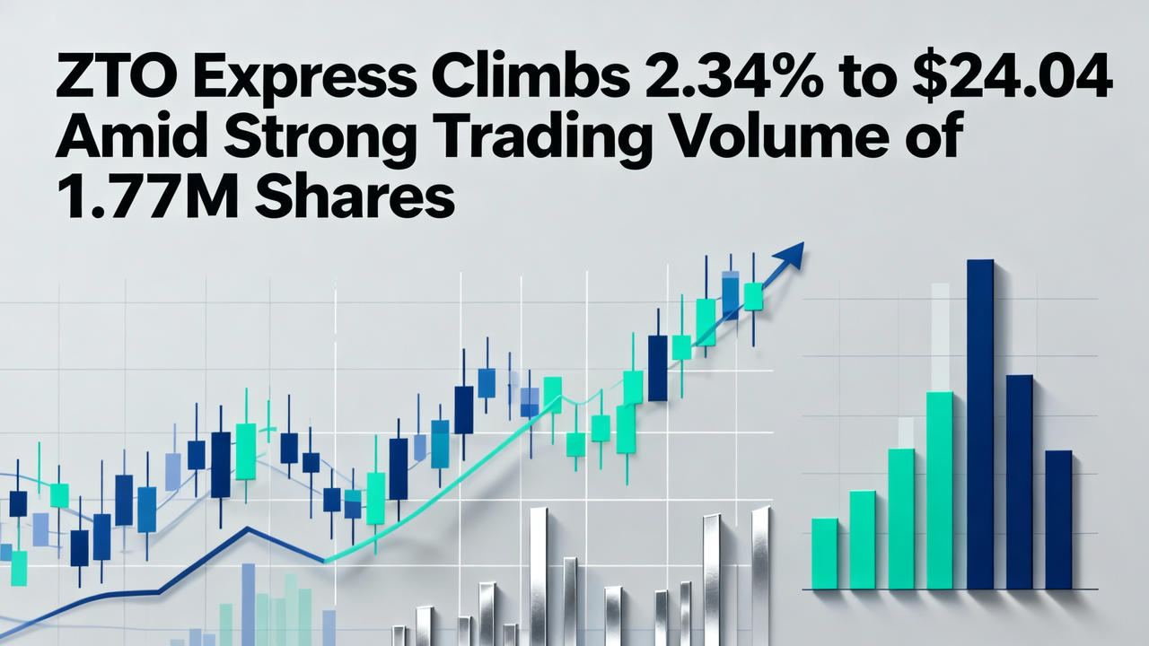ZTO Express Climbs 2.34% to $24.04 Amid Strong Trading Volume of 1.77M Shares