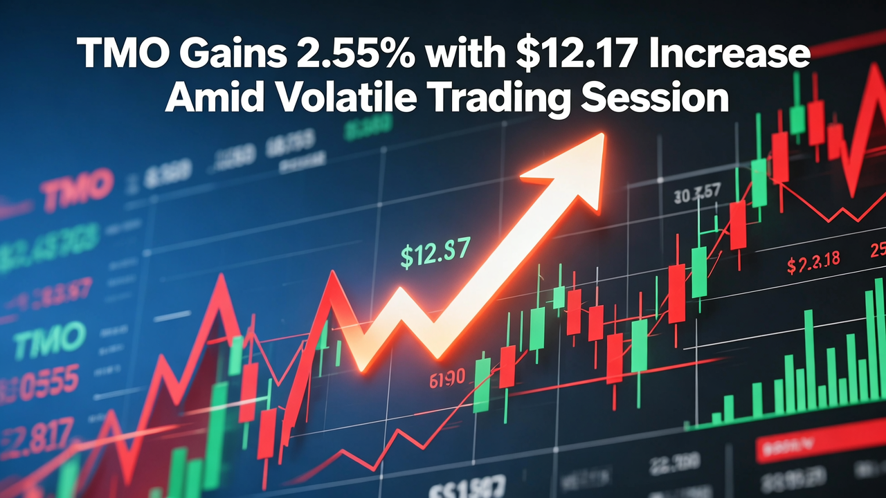 TMO Gains 2.55% with $12.17 Increase Amid Volatile Trading Session