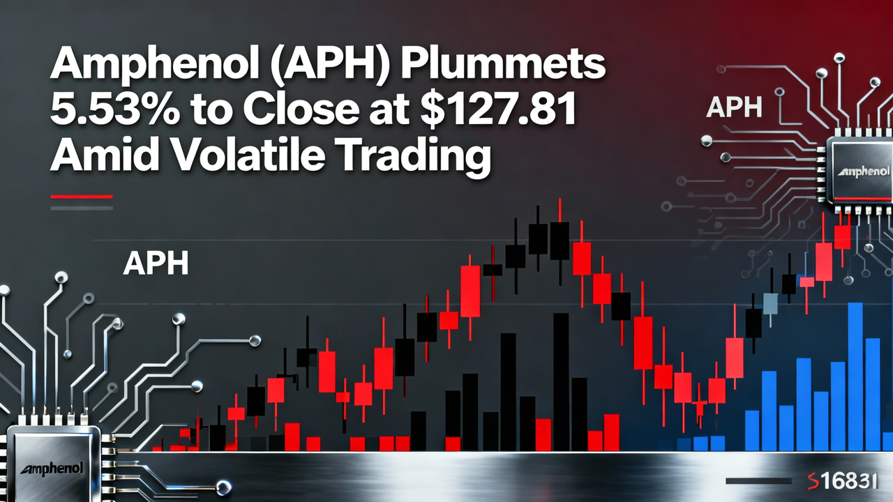Amphenol (APH) Plummets 5.53% to Close at $127.81 Amid Volatile Trading