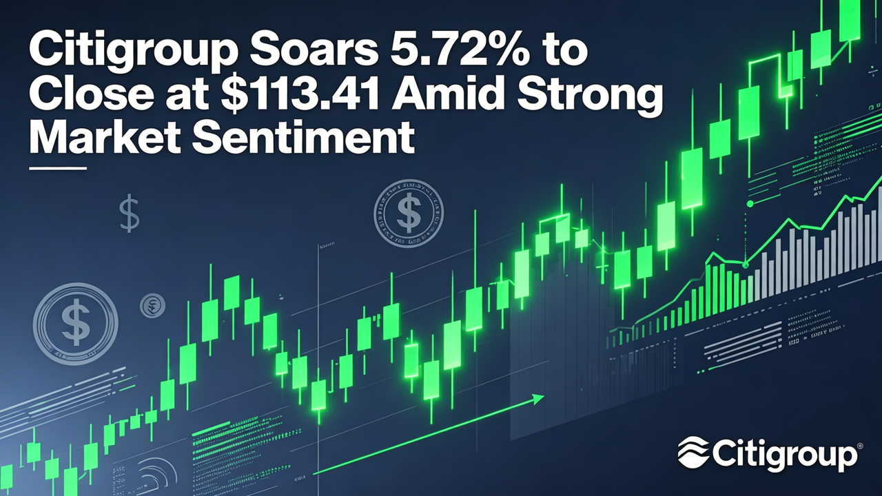 Citigroup Soars 5.72% to Close at $113.41 Amid Strong Market Sentiment