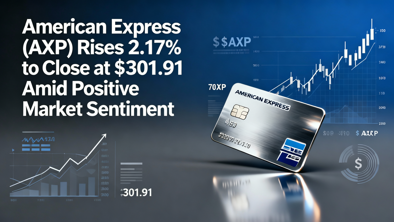 American Express (AXP) Rises 2.17% to Close at $301.91 Amid Positive Market Sentiment