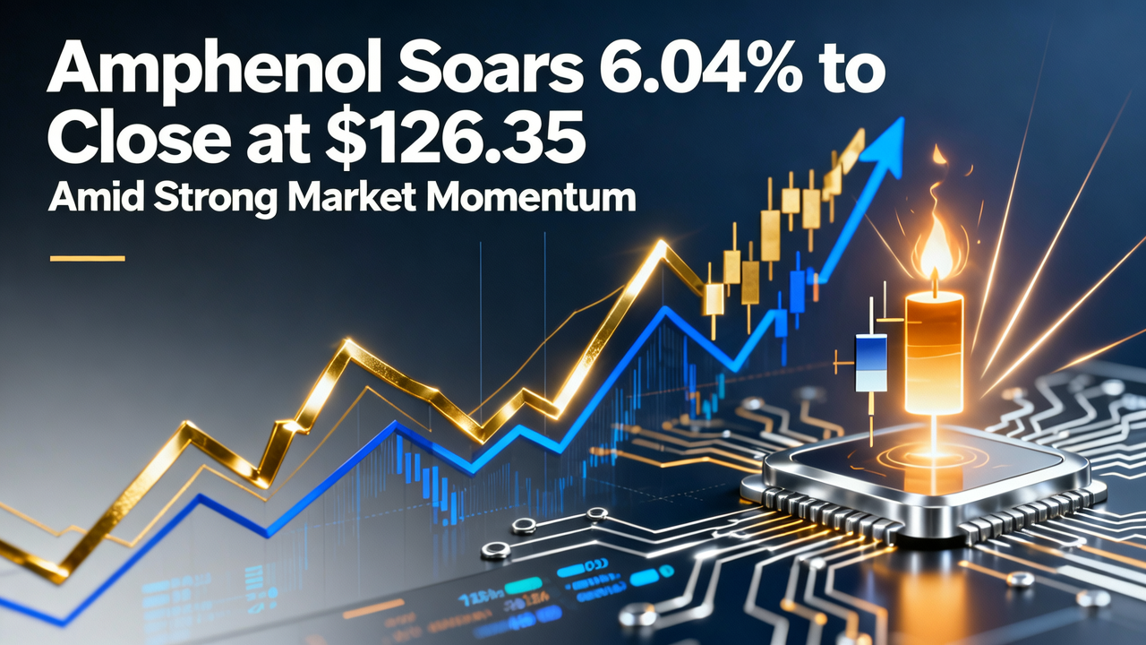Amphenol Soars 6.04% to Close at $126.35 Amid Strong Market Momentum