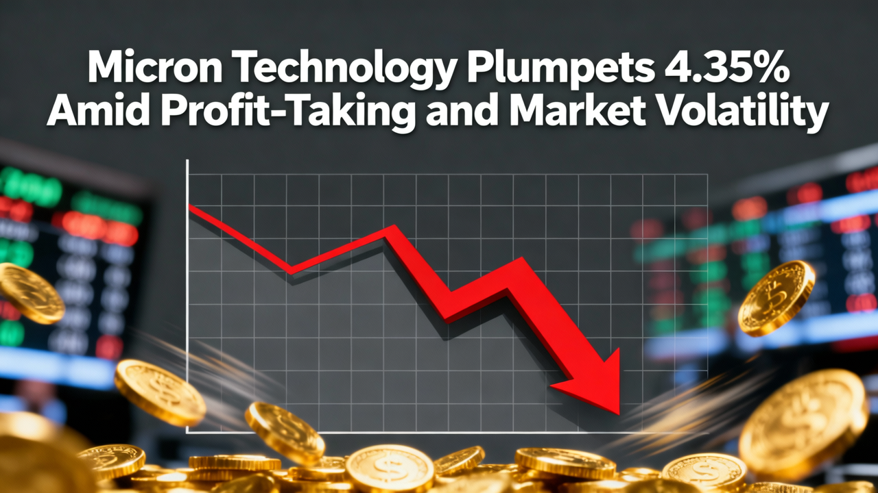 Micron Technology Plummets 4.35% Amid Profit-Taking and Market Volatility