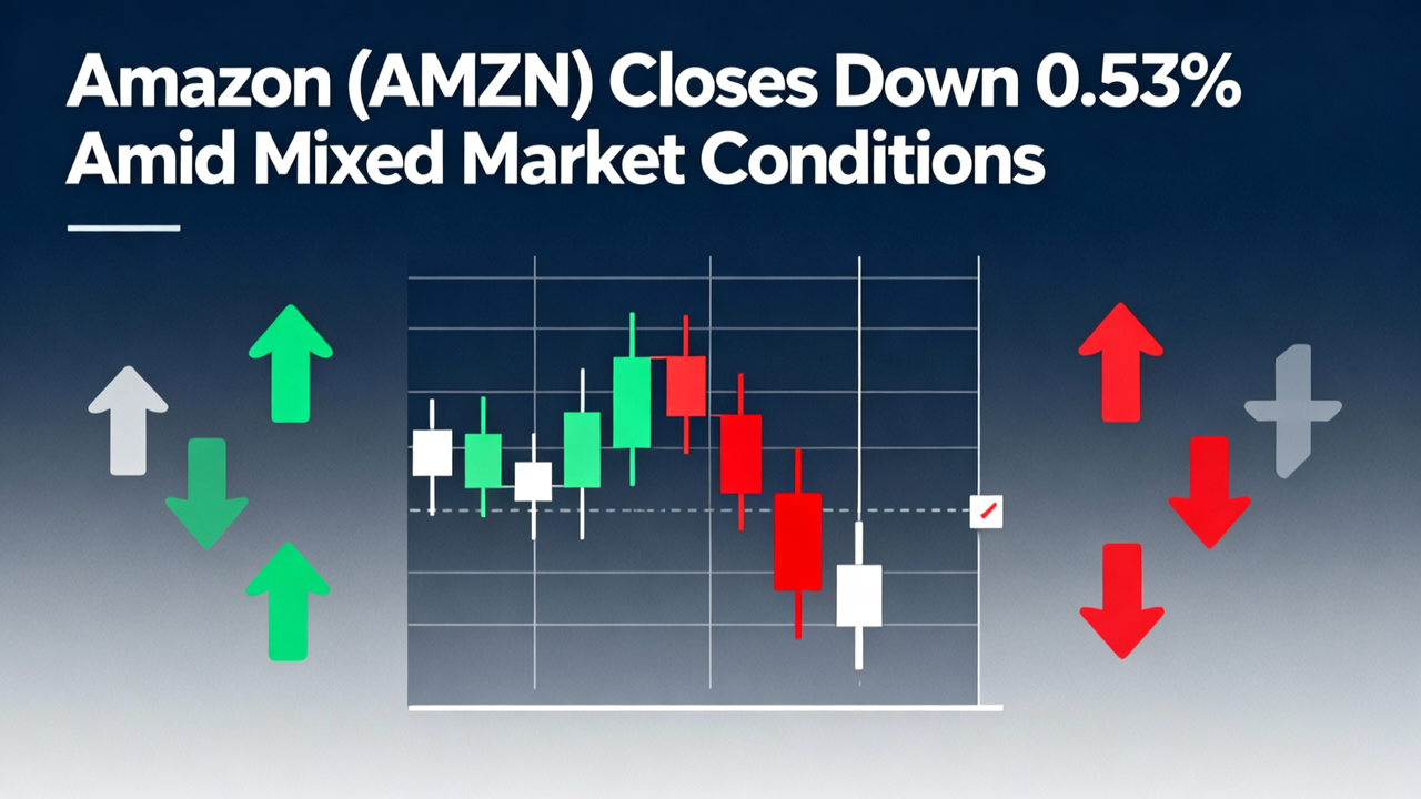Amazon (AMZN) Closes Down 0.53% Amid Mixed Market Conditions
