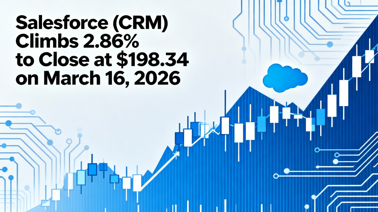 Salesforce (CRM) Climbs 2.86% to Close at $198.34 on March 16, 2026