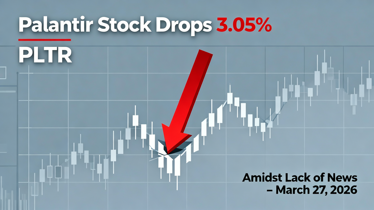 Palantir Stock Drops 3.05% Amidst Lack of News on March 27, 2026