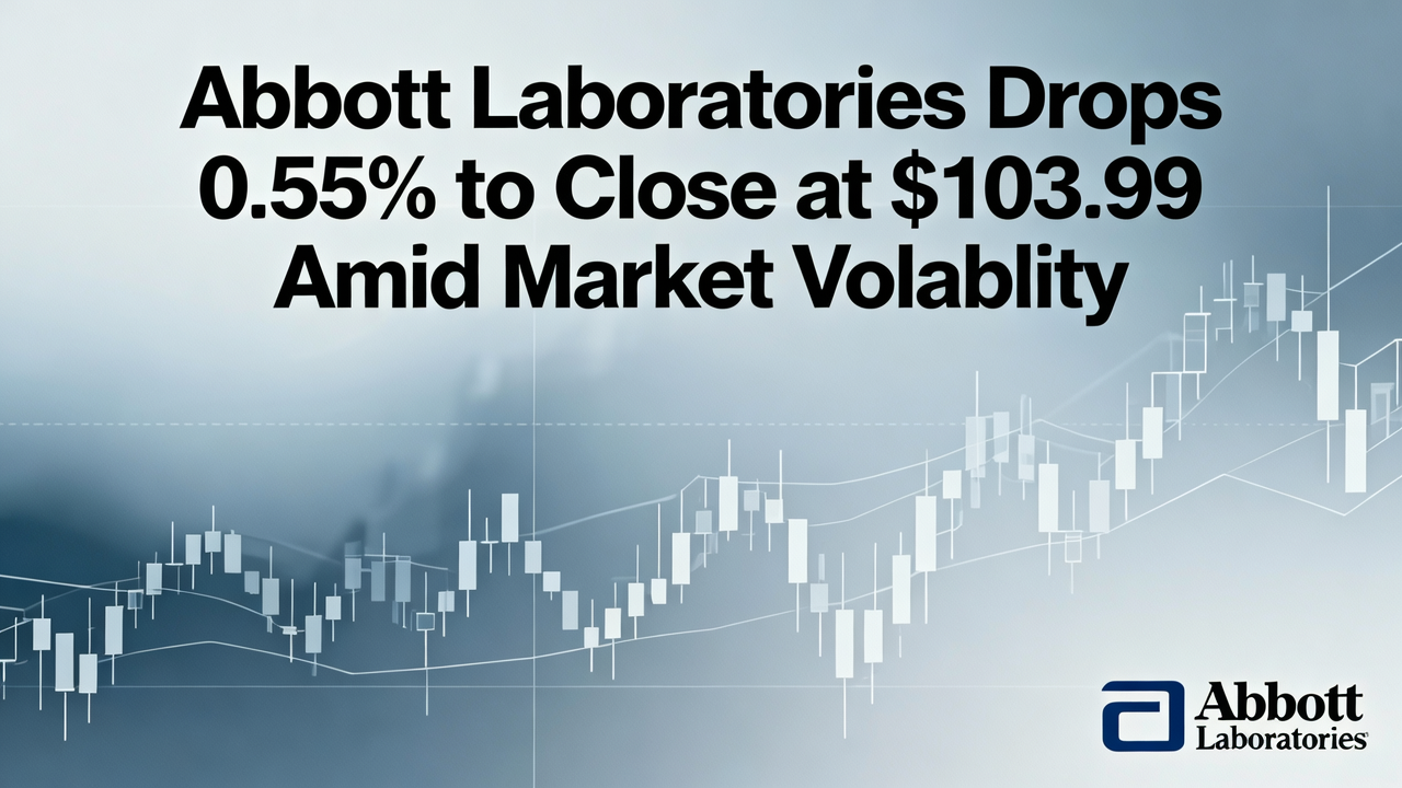Abbott Laboratories Drops 0.55% to Close at $103.99 Amid Market Volatility