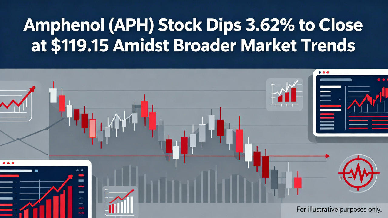 Amphenol (APH) Stock Dips 3.62% to Close at $119.15 Amidst Broader Market Trends
