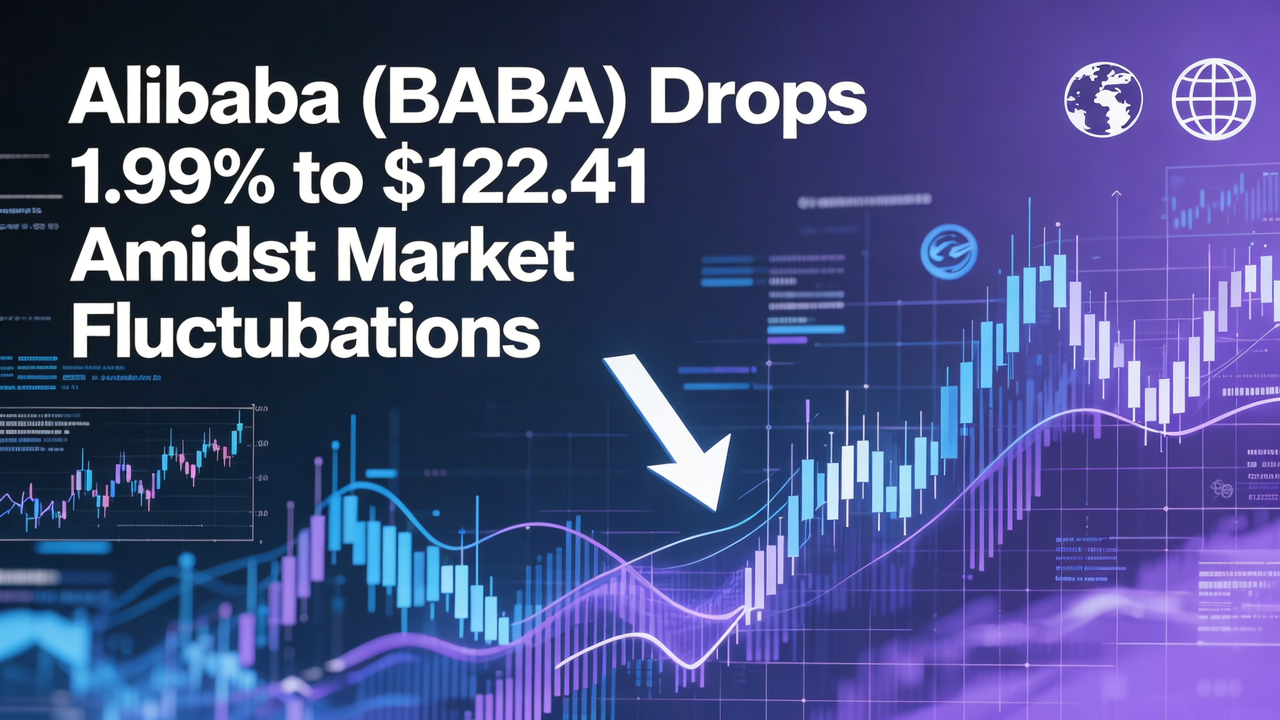 Alibaba (BABA) Drops 1.99% to $122.41 Amidst Market Fluctuations