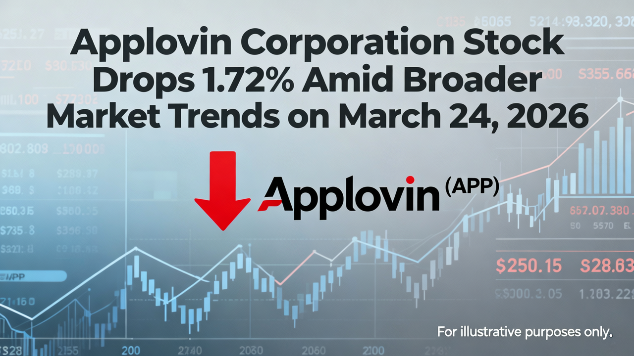 Applovin Corporation Stock Drops 1.72% Amid Broader Market Trends on March 24, 2026