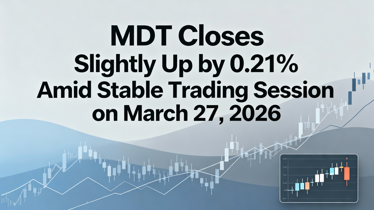 MDT Closes Slightly Up by 0.21% Amid Stable Trading Session on March 27, 2026