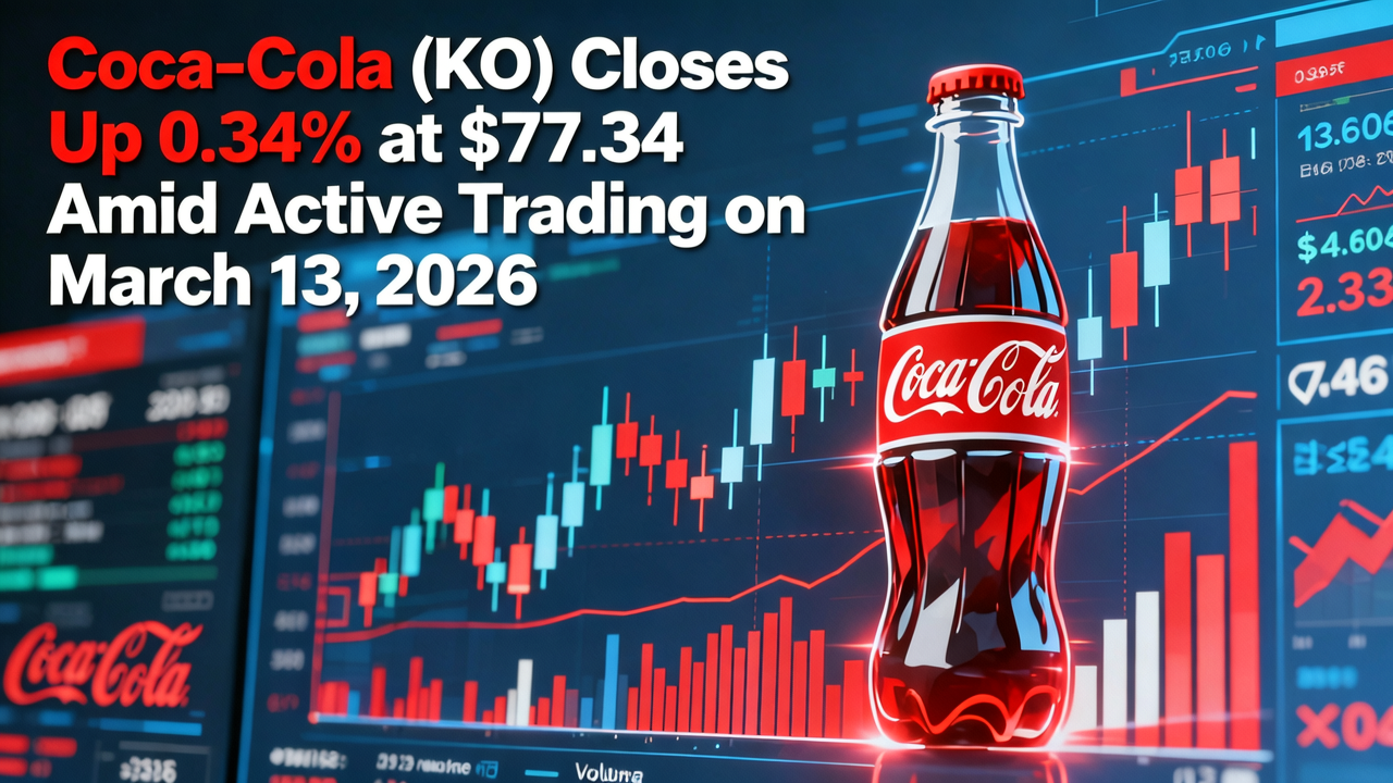 Coca-Cola (KO) Closes Up 0.34% at $77.34 Amid Active Trading on March 13, 2026