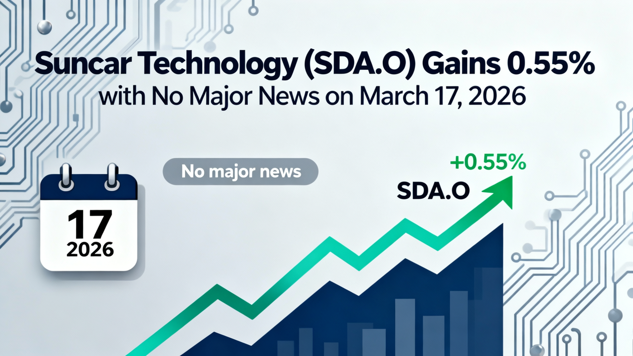Suncar Technology (SDA.O) Gains 0.55% with No Major News on March 17, 2026