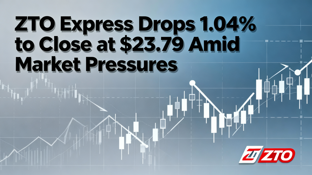 ZTO Express Drops 1.04% to Close at $23.79 Amid Market Pressures