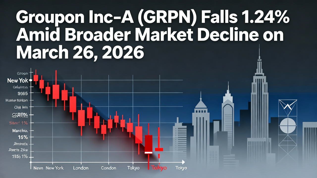 Groupon Inc-A (GRPN) Falls 1.24% Amid Broader Market Decline on March 26, 2026