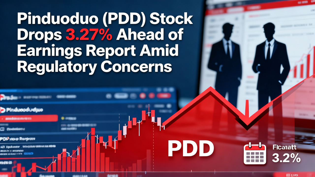 Pinduoduo (PDD) Stock Drops 3.27% Ahead of Earnings Report Amid Regulatory Concerns