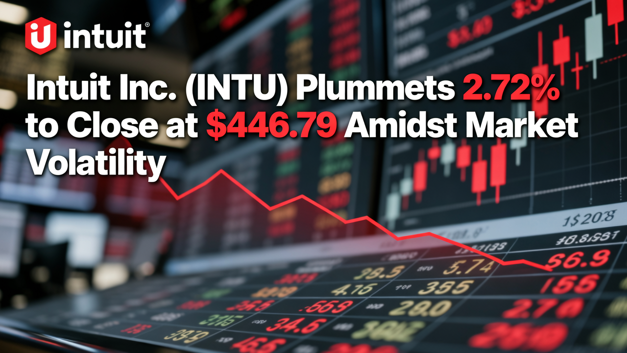 Intuit Inc. (INTU) Plummets 2.72% to Close at $446.79 Amidst Market Volatility