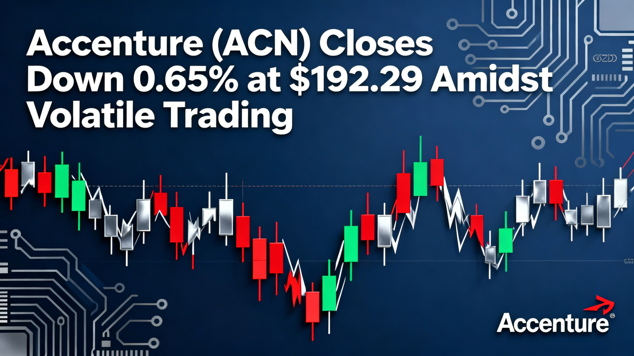 Accenture (ACN) Closes Down 0.65% at $192.29 Amidst Volatile Trading