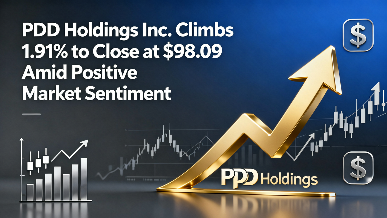 PDD Holdings Inc. Climbs 1.91% to Close at $98.09 Amid Positive Market Sentiment