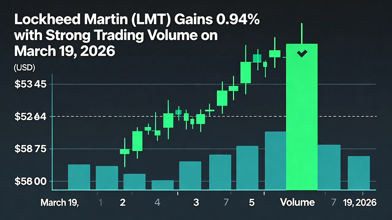 Lockheed Martin (LMT) Gains 0.94% with Strong Trading Volume on March 19, 2026