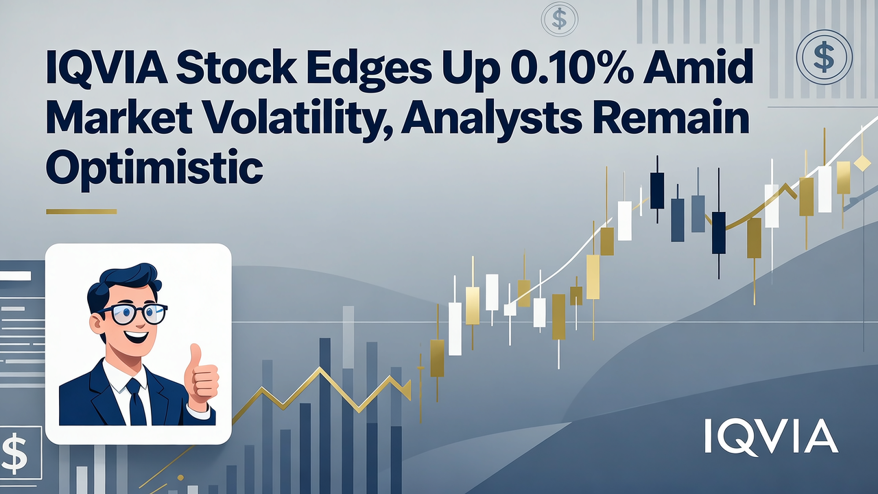 IQVIA Stock Edges Up 0.10% Amid Market Volatility, Analysts Remain Optimistic
