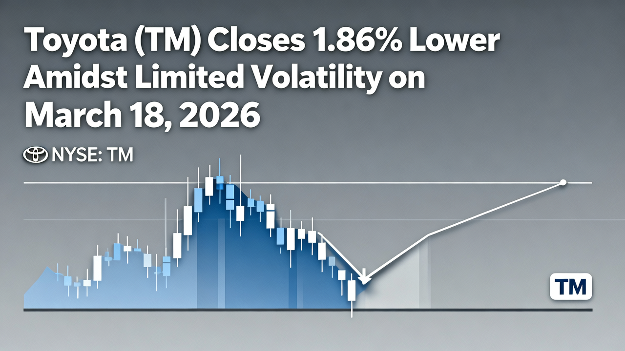 Toyota (TM) Closes 1.86% Lower Amidst Limited Volatility on March 18, 2026