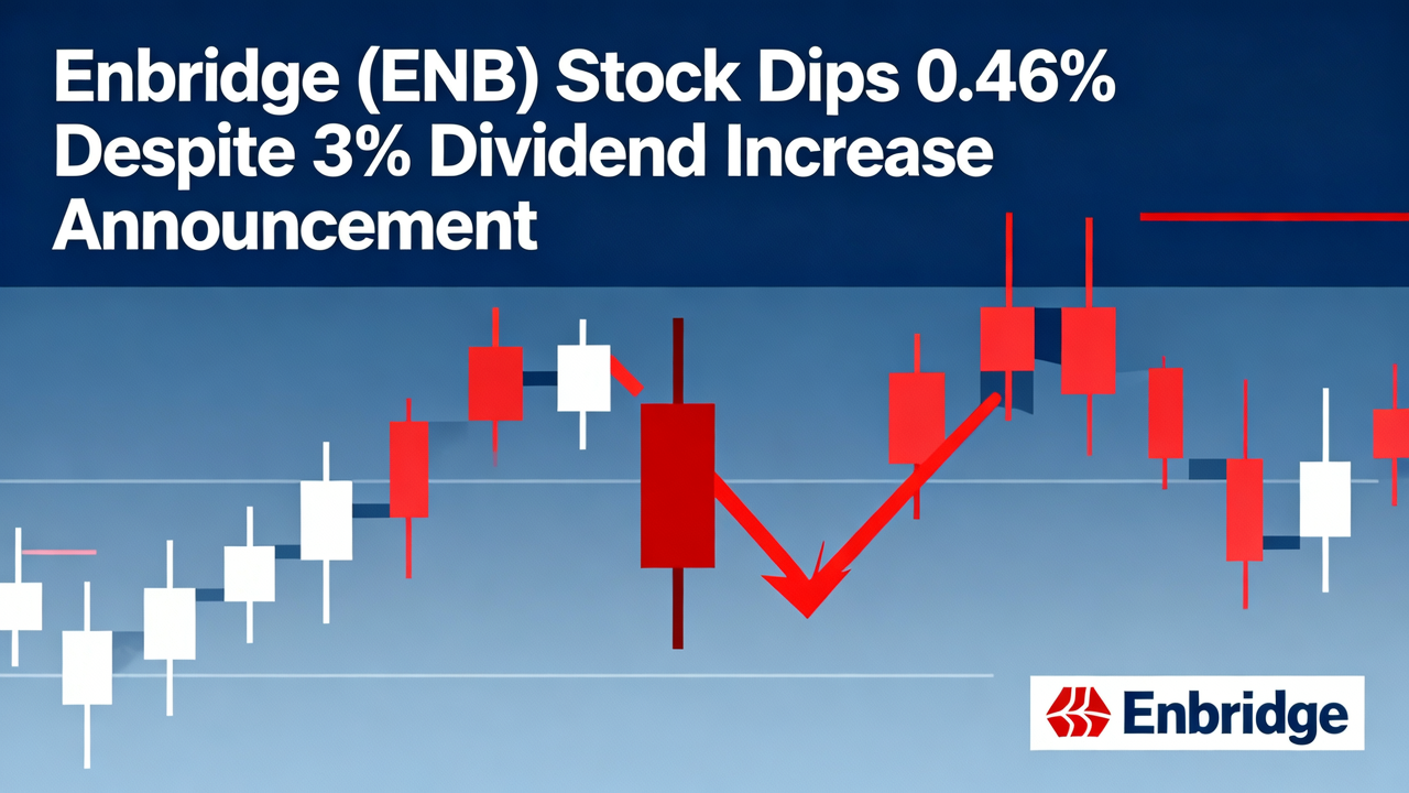 Enbridge (ENB) Stock Dips 0.46% Despite 3% Dividend Increase Announcement
