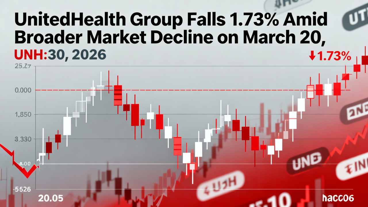 UnitedHealth Group Falls 1.73% Amid Broader Market Decline on March 20, 2026