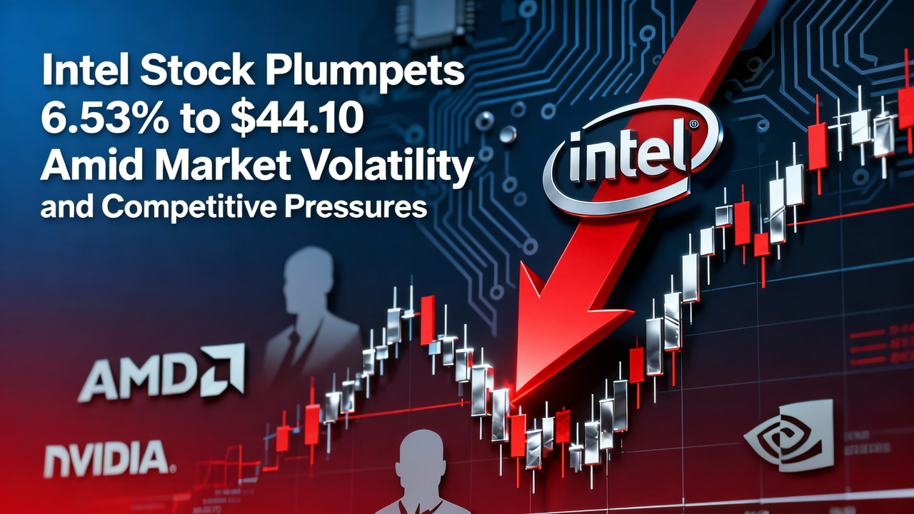 Intel Stock Plummets 6.53% to $44.10 Amid Market Volatility and Competitive Pressures